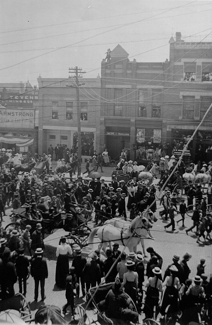 View of South Side of 100 Block East Michigan, Lansing