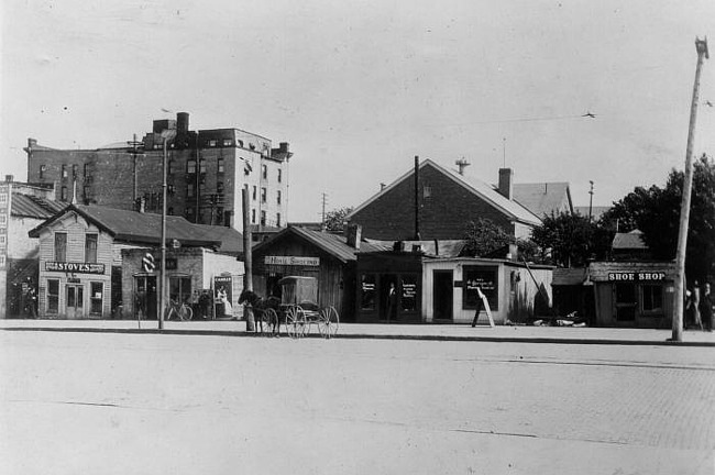 View of West Michigan 100 Block, Lansing