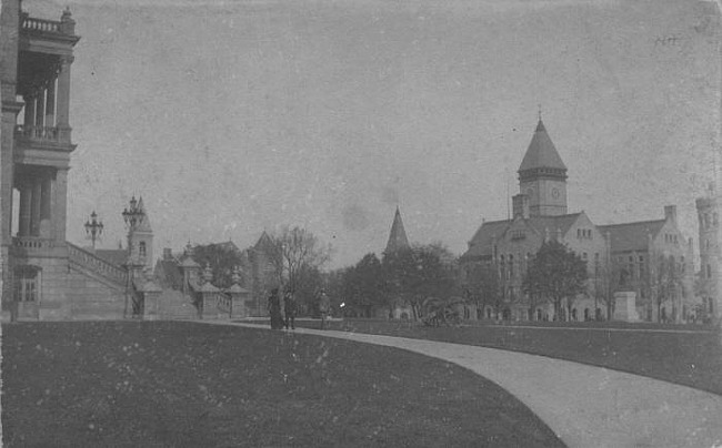 View From South Lawn of Capitol looking Northeast, Lansing