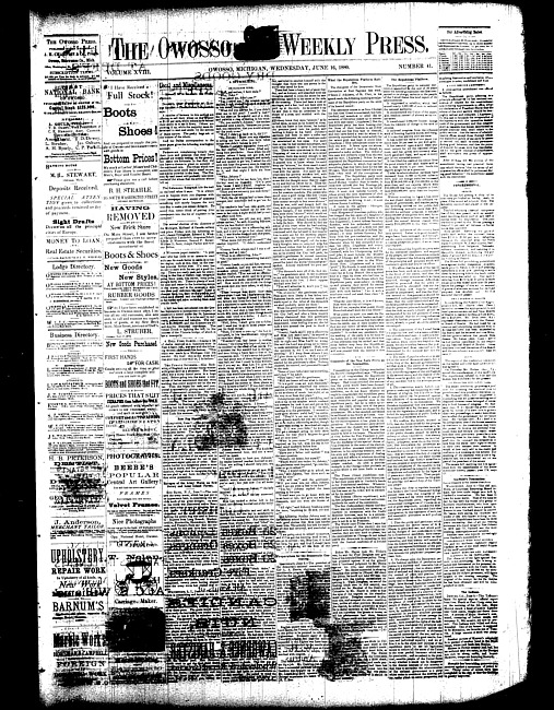 The Owosso Weekly Press. (1880 June 16)