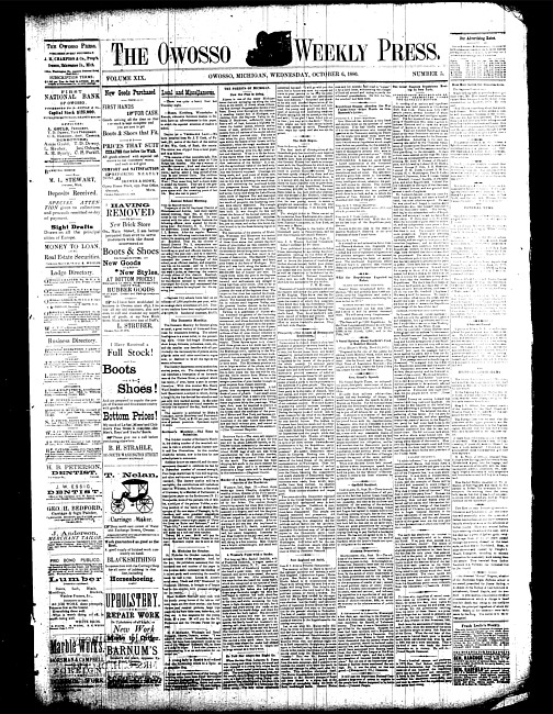 The Owosso Weekly Press. (1880 October 6)