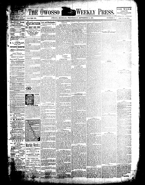 The Owosso Weekly Press. (1881 September 21)