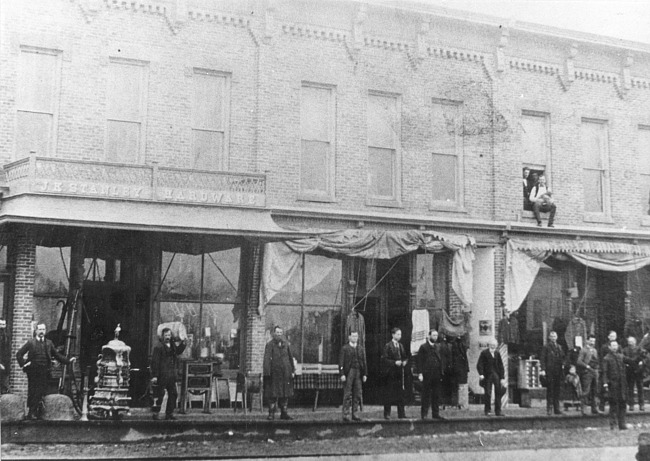 West Side of Clinton Street about 1890