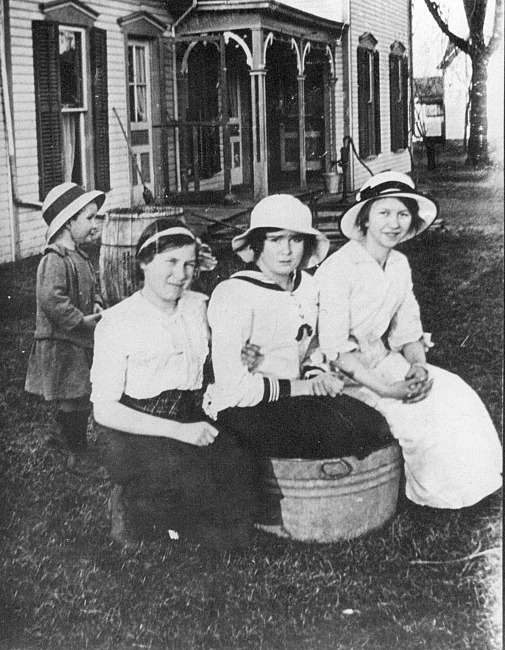 Three girls and a tub