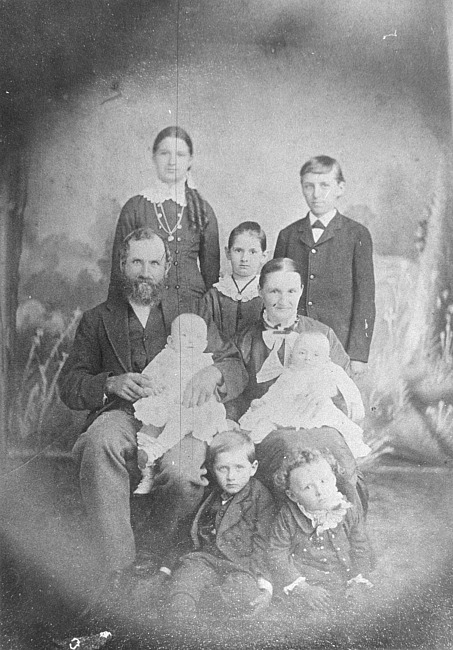Charles Moeckel Family formal portrait