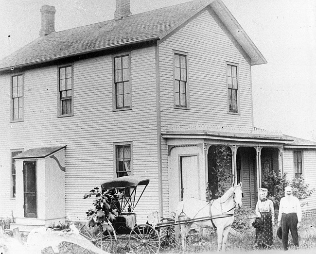 House with Horse and Buggy