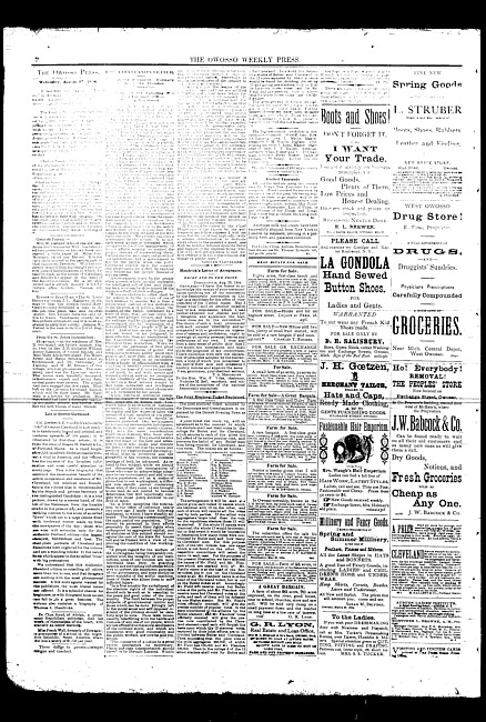 The Owosso Weekly Press. (1884 August 27)