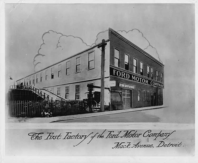 First Ford Motor Company factory