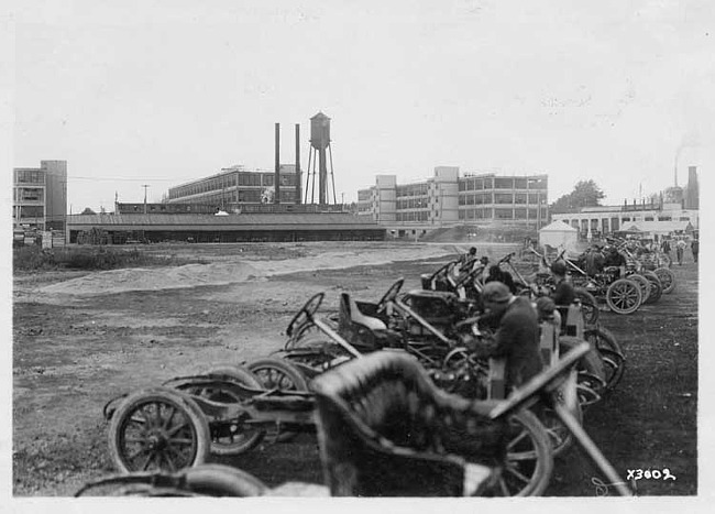 Chalmers Motor Company factory, exterior view