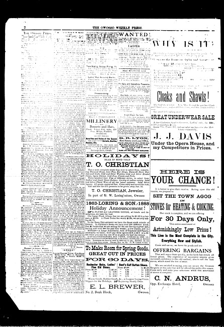 The Owosso Weekly Press. (1888 January 18)