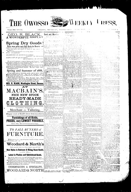 The Owosso Weekly Press. (1888 September 5)
