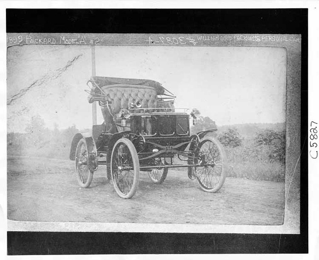 William Doud Packard's personal car