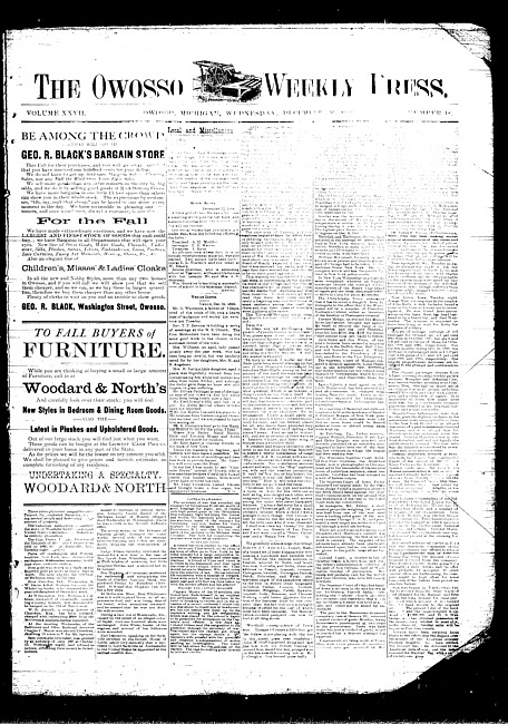 The Owosso Weekly Press. (1888 December 26)