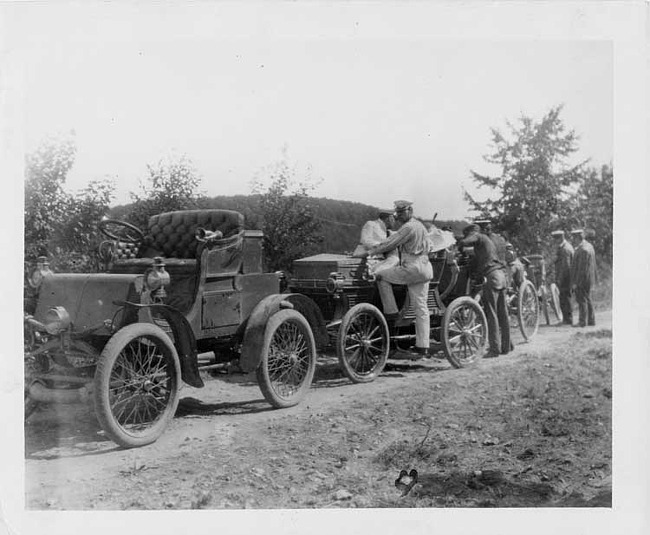 1901 Packard Model C on New York to Buffalo endurance run
