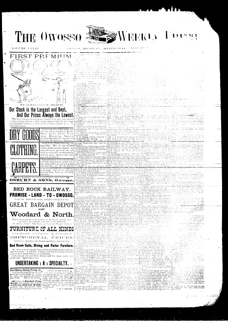 The Owosso Weekly Press. (1889 September 25)
