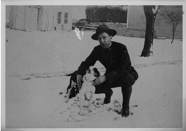 Charles Green on leave during World War I