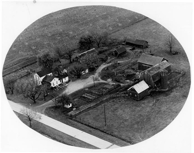 Lembke Centennial Farm, aerial view