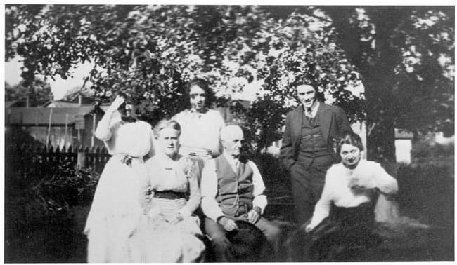 Upton family group in summer