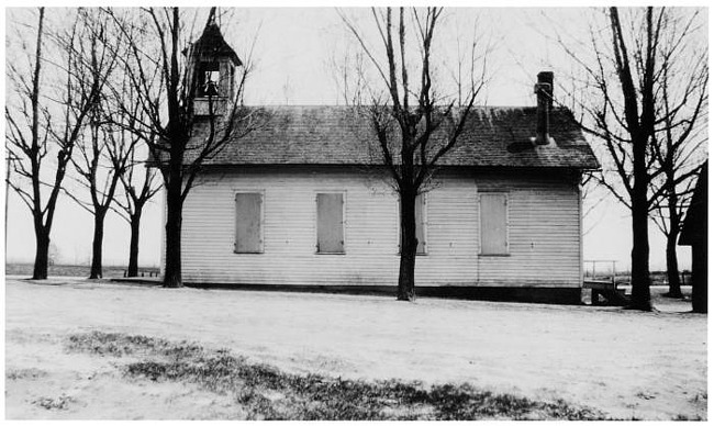 Plumbrook School in winter