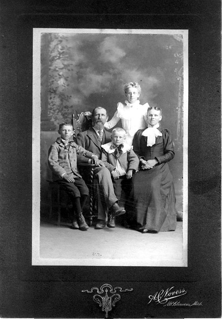 Charles and Louise Ahrens and children