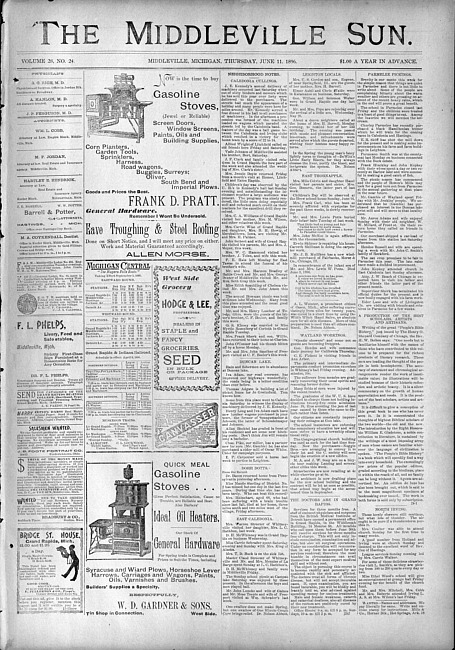 The Middleville sun. Vol. 28 no. 24 (1896 June 11)