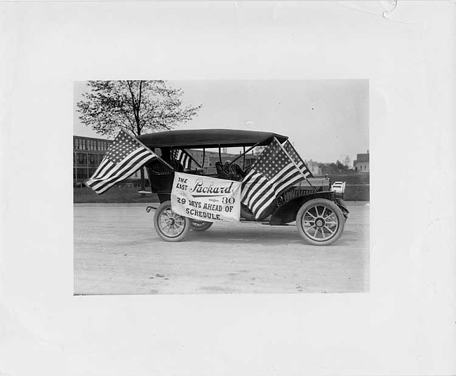 1907 Packard 30 Model U ahead of schedule