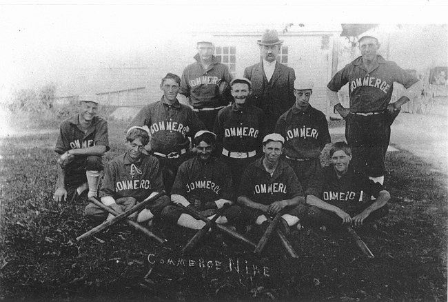 Commerce Baseball Team, c. 1910