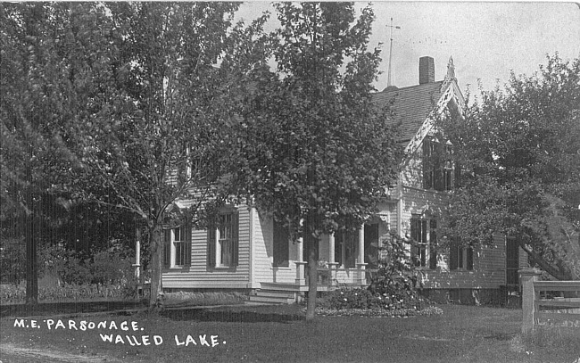 Methodist Episcopal Parsonage, Walled Lake, c. 1910