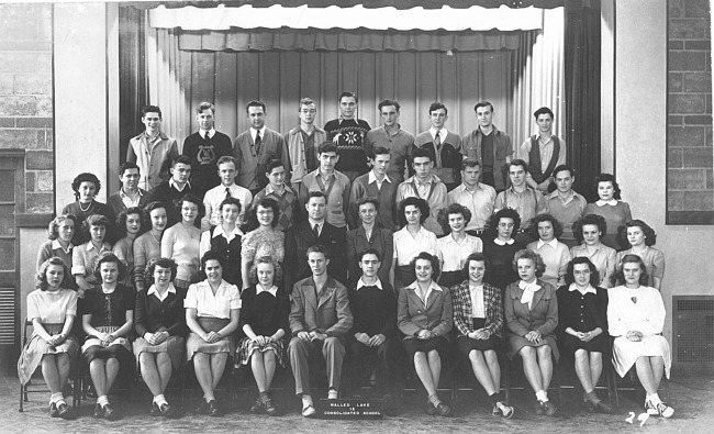 Walled Lake Consolidated School, Grade 12, c. 1954