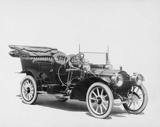 1909 Packard 30 Model UB touring car with folding cape cart top