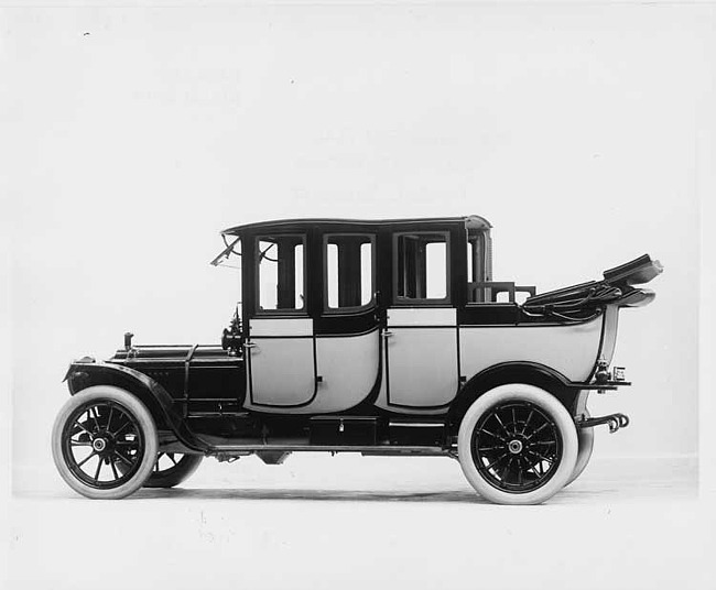 1912 Packard 6 imperial landaulet, left side, quarter lowered