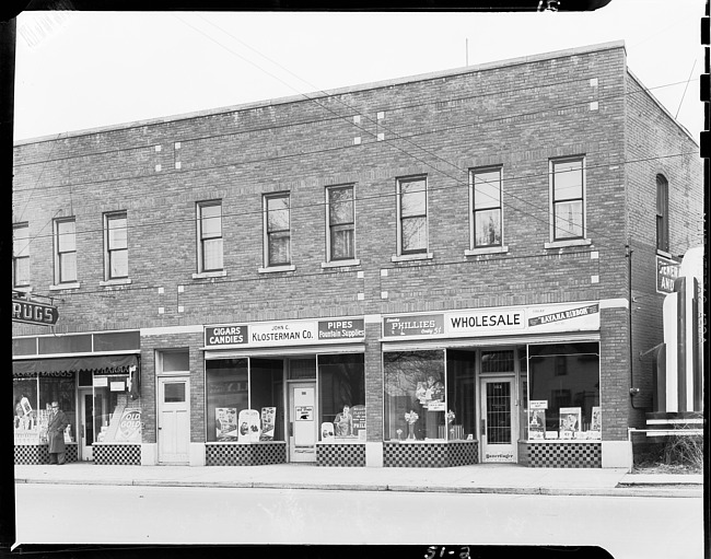 Tobacco store exterior