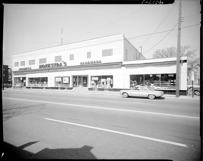 Hardware store exterior