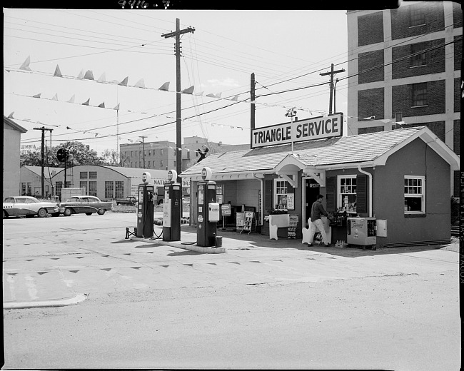 Triangle Service Station exterior