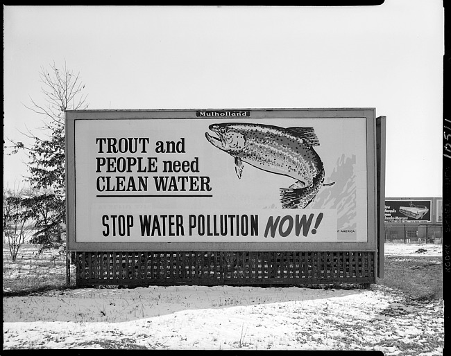 Stop Water Pollution billboard