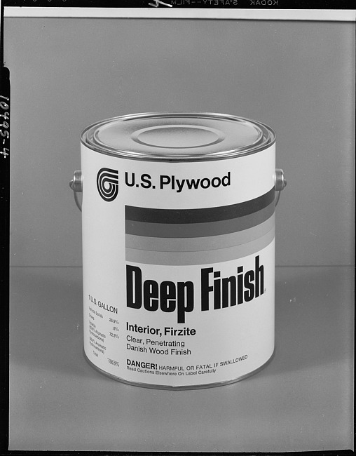 Can of wood finishing product