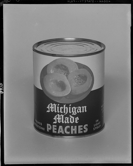 Canned Michigan peaches