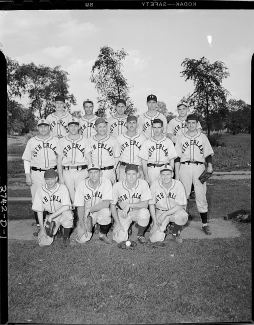 Baseball team for Sutherland Paper Co.
