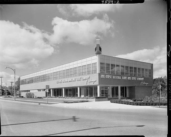 First National Bank and Trust Company, exterior, Kalamazoo