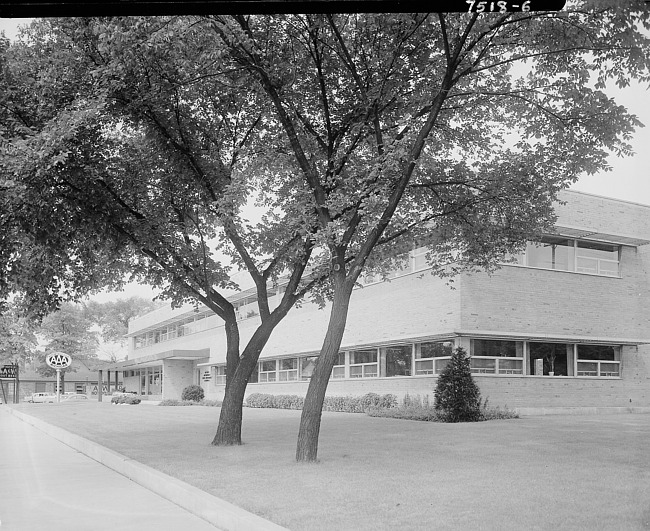 AAA Insurance building, exterior