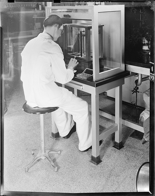 Man working in laboratory