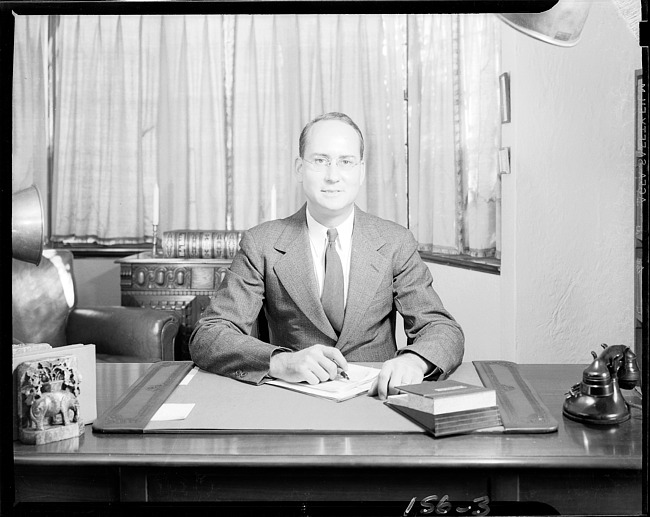 Man at desk