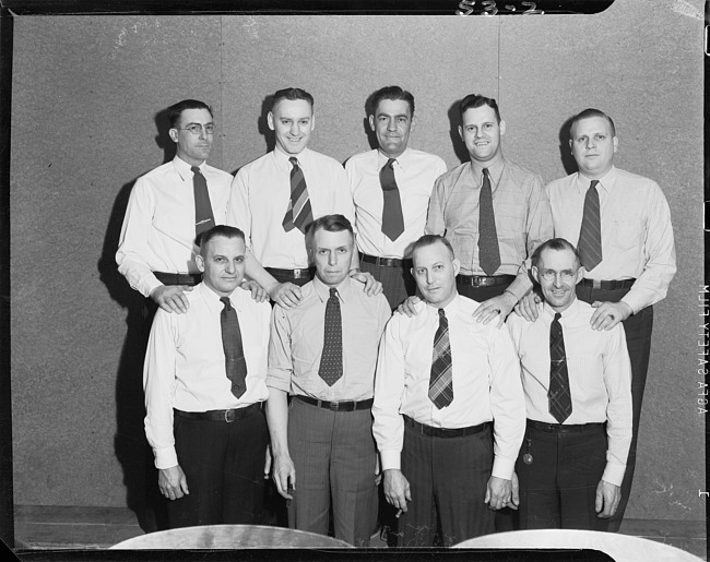 Bowling team, group portrait