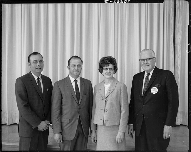 Nazareth College officers, one woman and three men