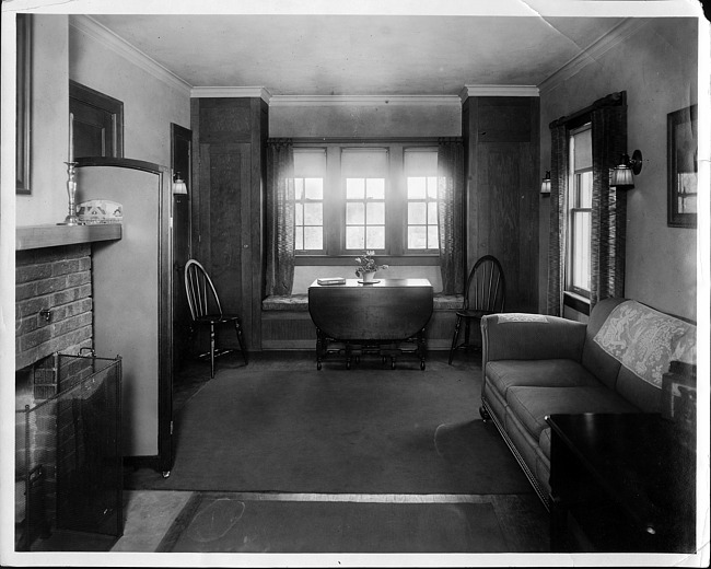 Living-dining room area, photograph