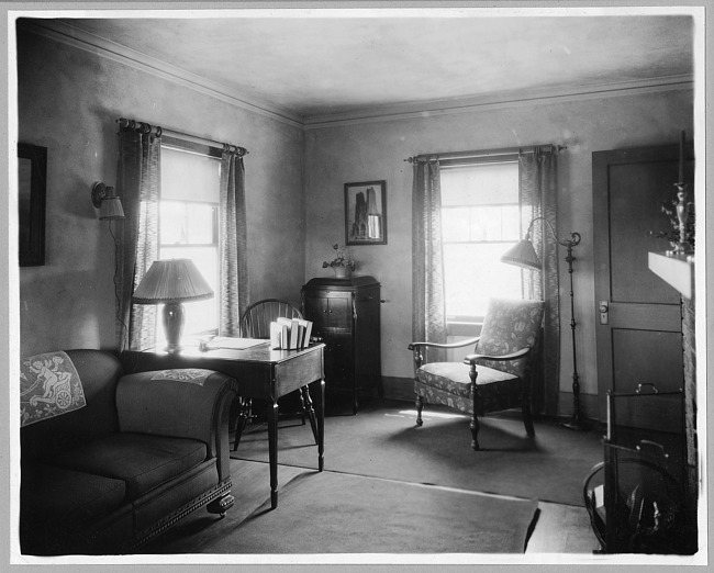East end of living room, photograph