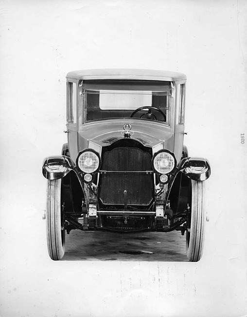 1920-1923 Packard duplex coupe, front view