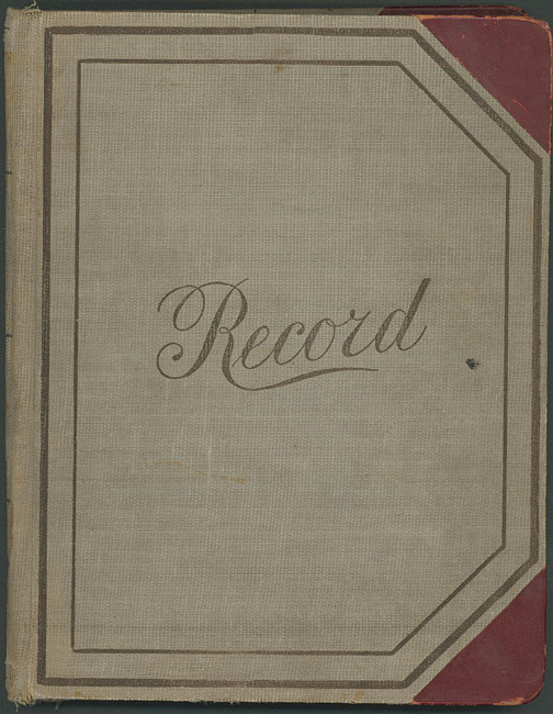 Eldon E. Baker Scrapbook, Cover