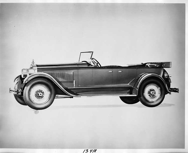 1927 Packard Model 336, nine-tenths left front view, top lowered