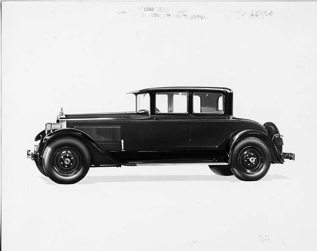 1927 Packard coupe, left side view